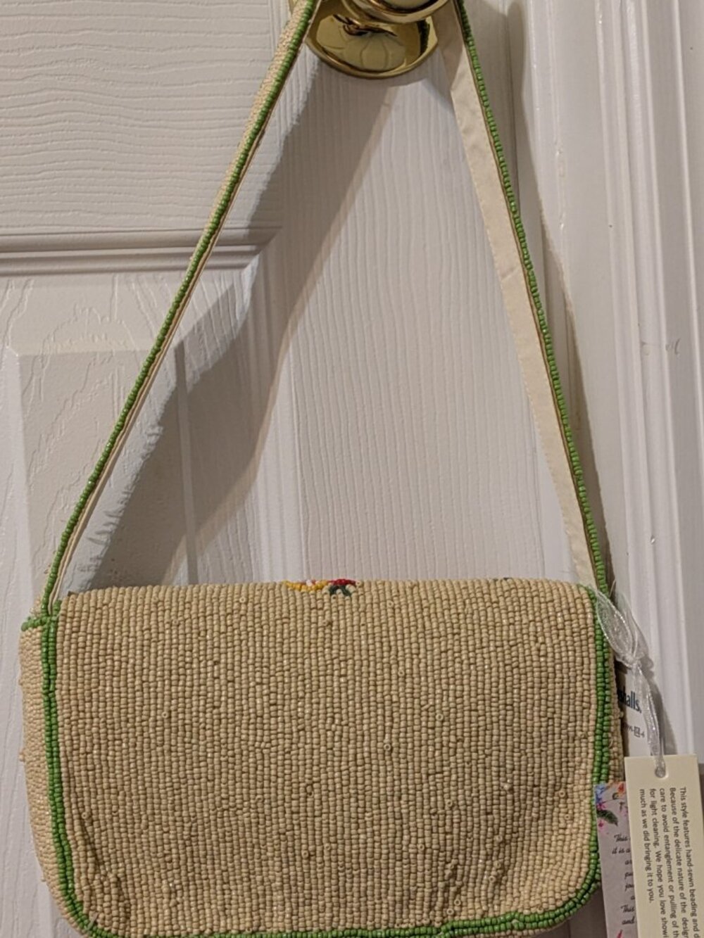 Viral Made in India beaded bag in Aperol Spritz - Picture 2 of 4